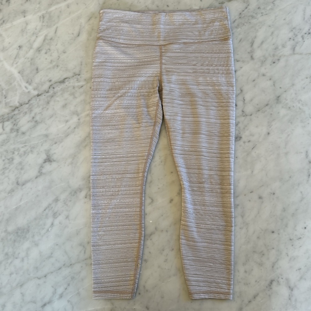 Athleta High Rise Jacquard Chaturanga Tight